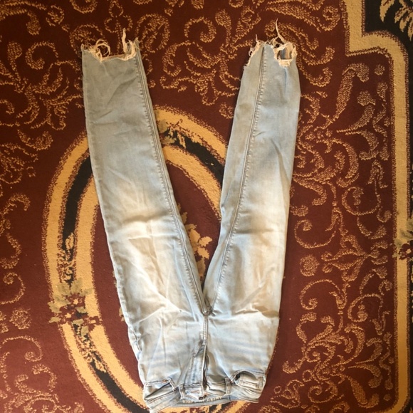 American Eagle mom jeans -soft knit - size 00 - Picture 3 of 5